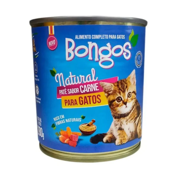 PATE GATO CARNE 280G BONGOS