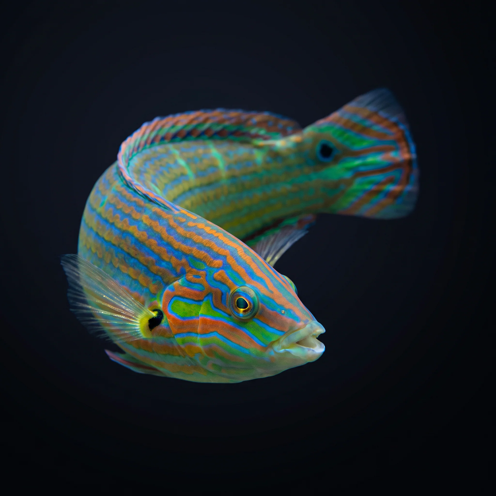 Melanurus Wrasse — foto de referência