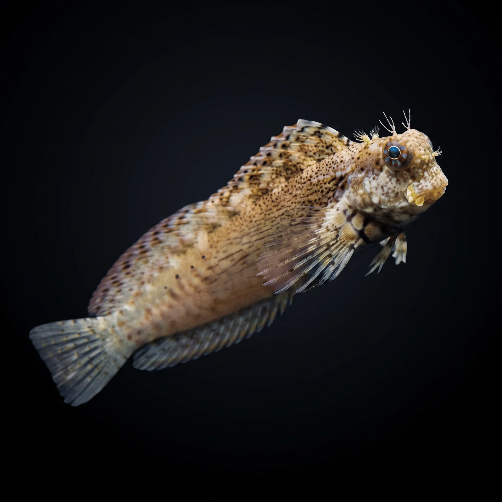 Lawnmower Blenny Rock Algae — foto de referência